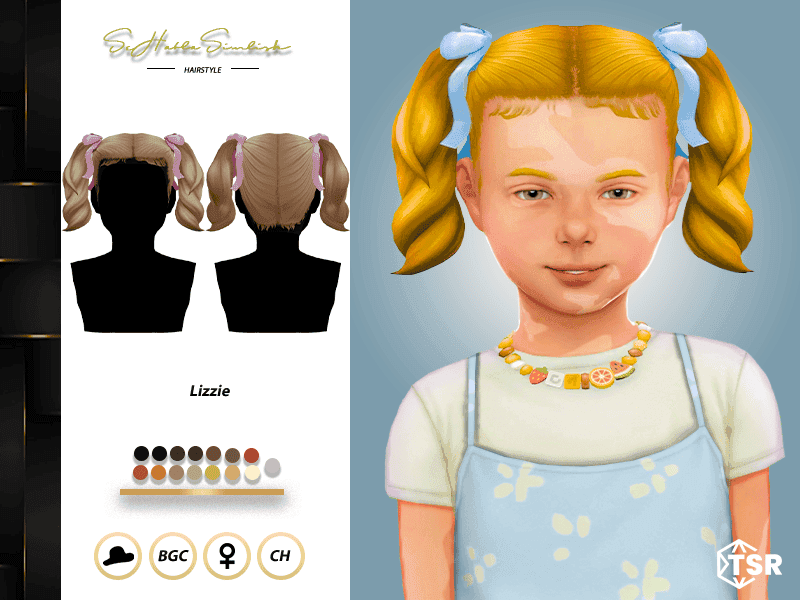 Lizzie Hairstyle For Children