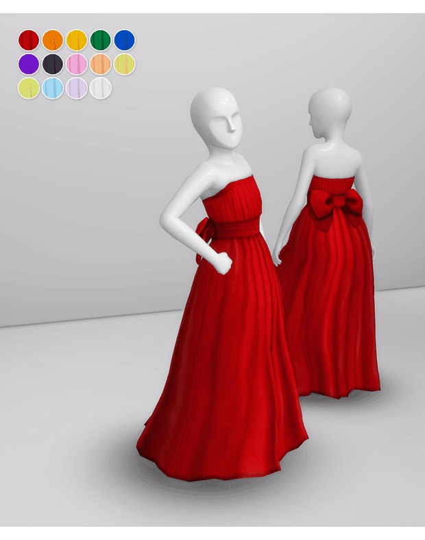 Ribbon Gown for Kids