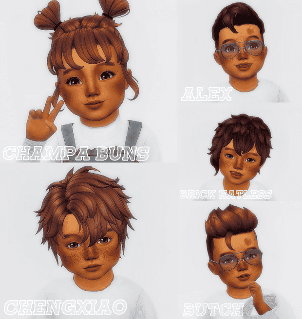 Toddler Hair Conversions