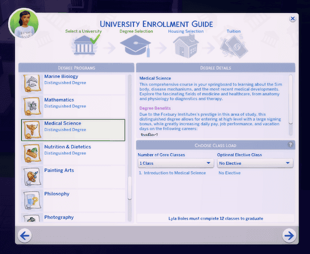 Custom Degrees