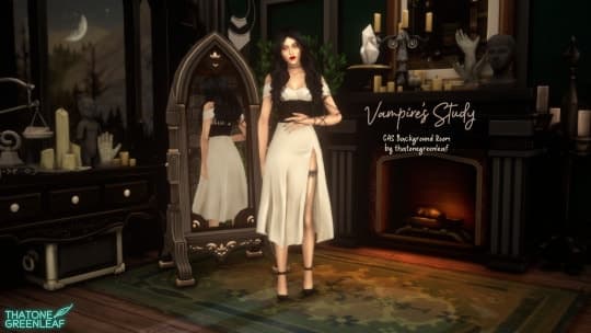 Vampire Study CAS Background Room