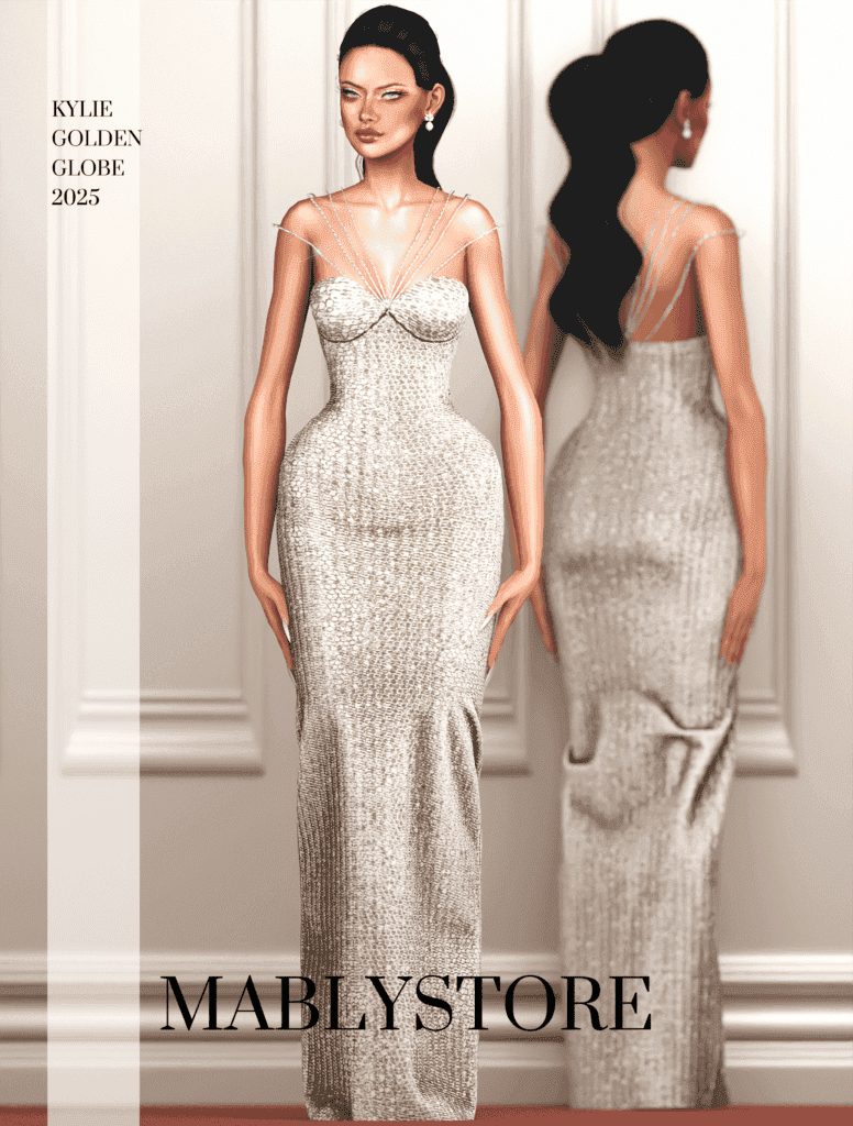 Kylie Golden Globe Gown