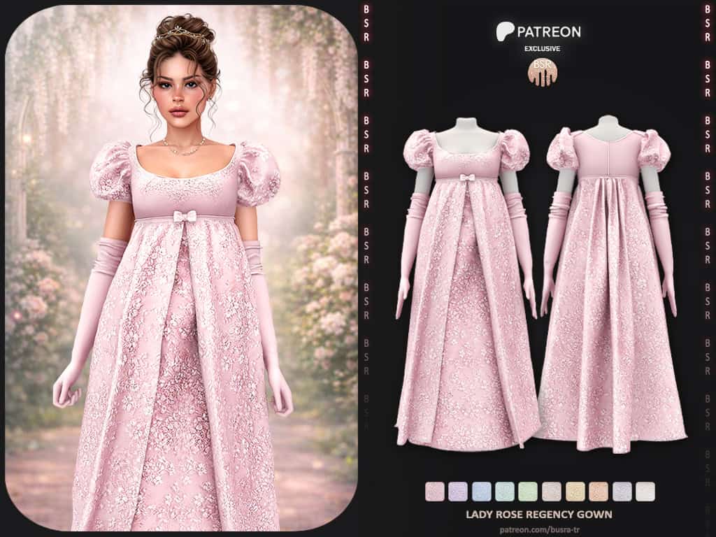 Lady Rose Regency Gown
