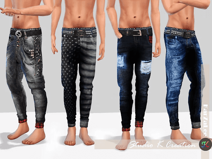Giruto 48 Roll Up Jeans