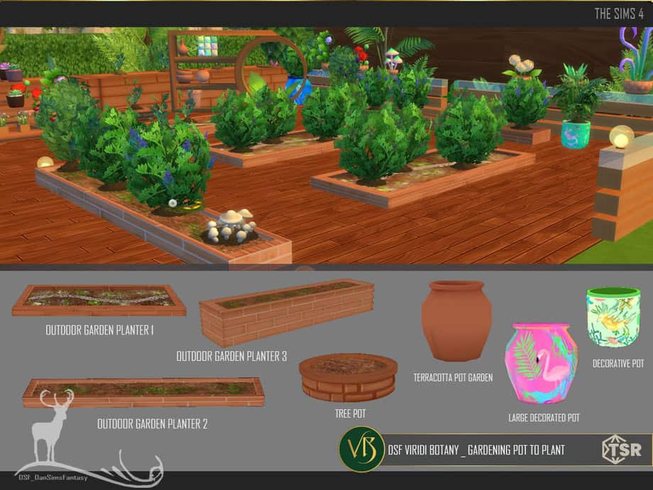 Botany Gardening Pot To Plant