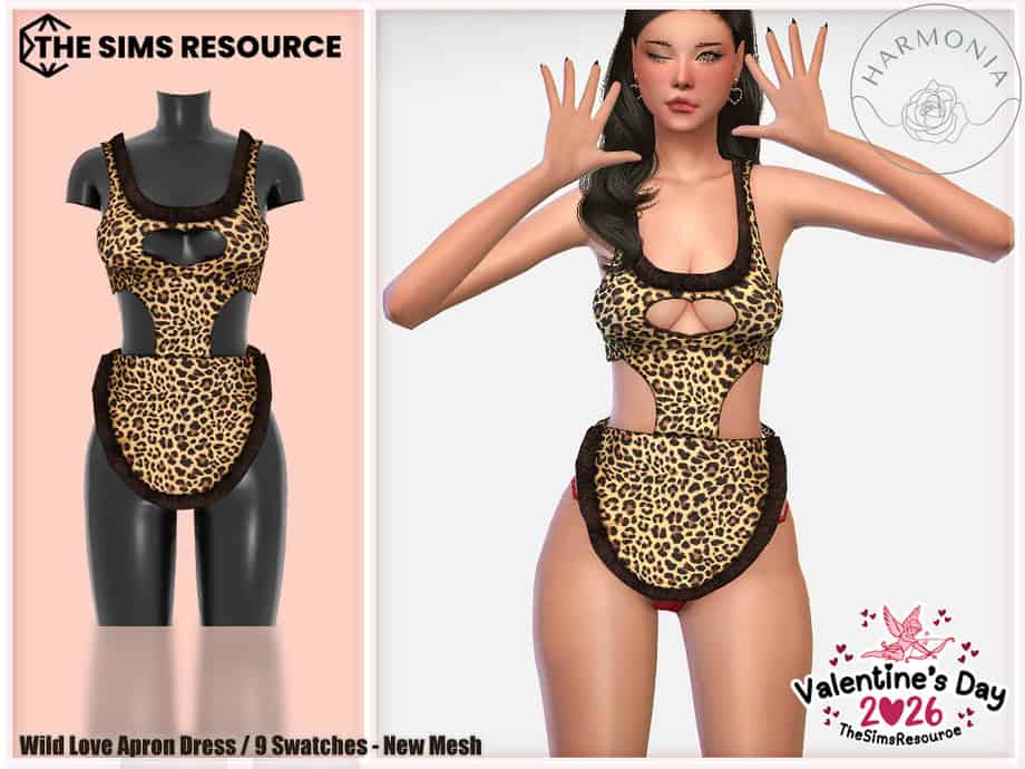 Valentine’s Day: Wild Love Apron Dress