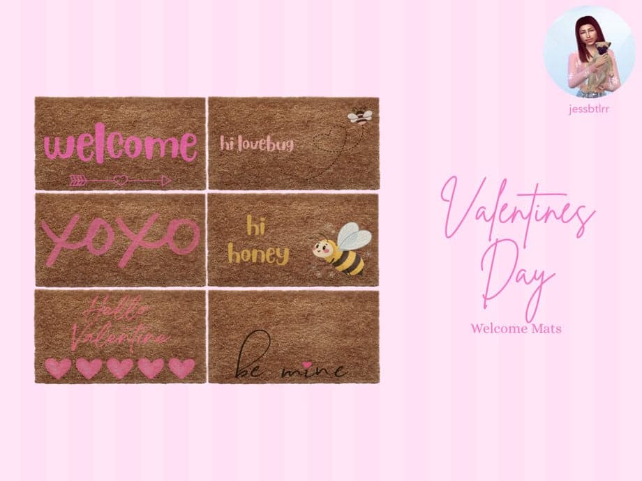 Valentine’s Day: Welcome Mats