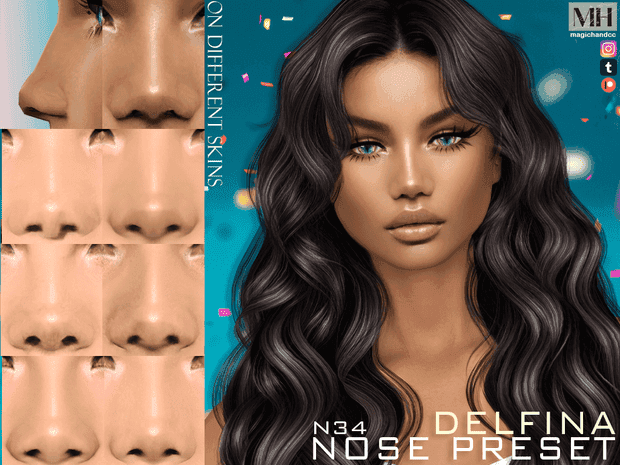 Delfina Nose Preset N34