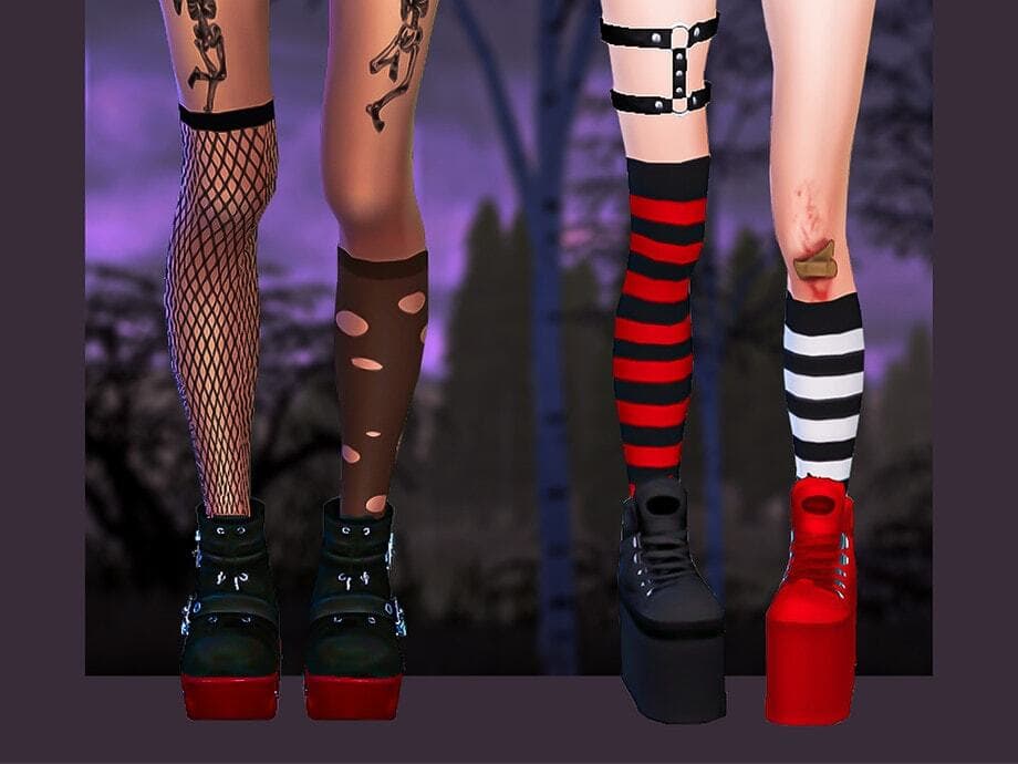 Odd Goth Socks