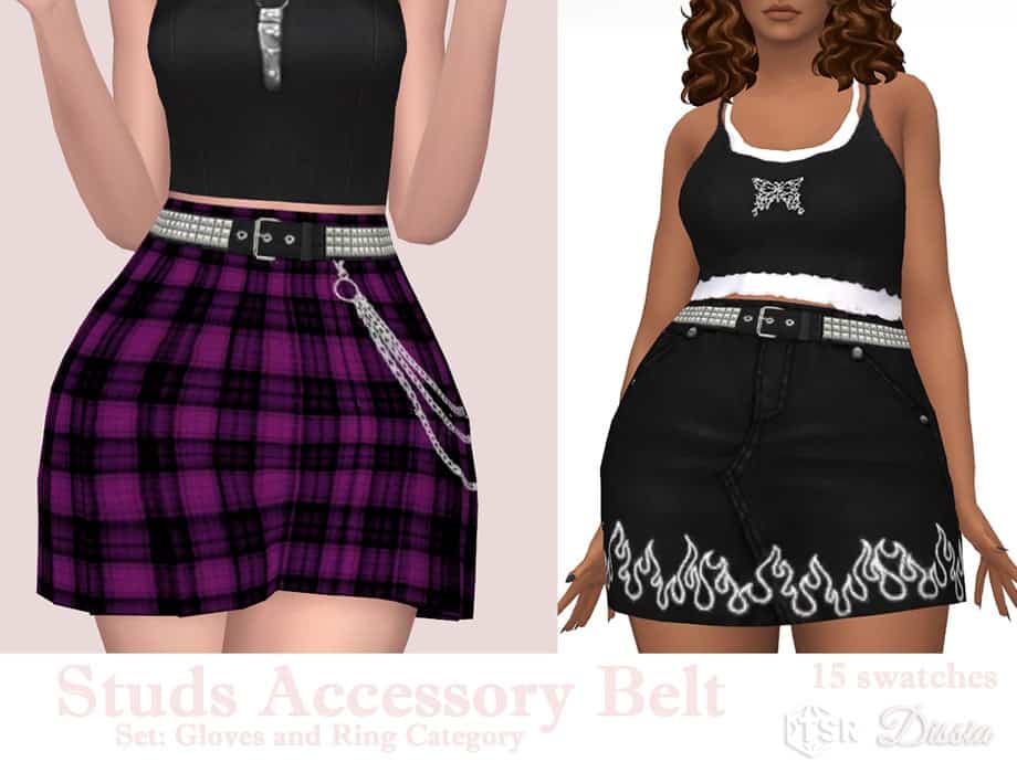 Studs Accessory Belt Set