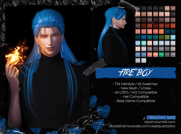 Fire Boy Hairstyle