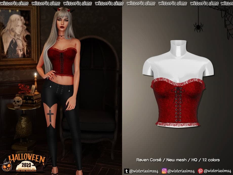 Raven Corset