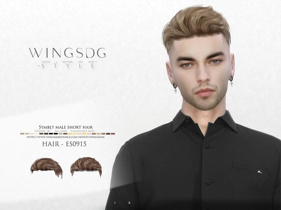 Wings Symbly Male Short Hair