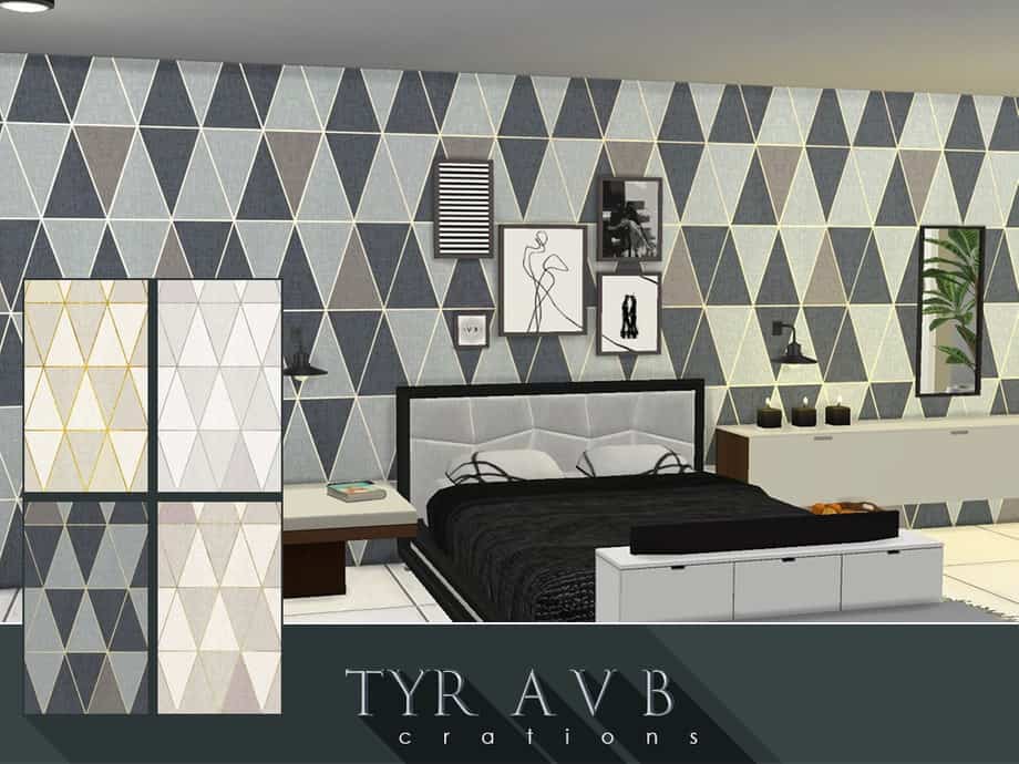 Fabric Wallpapers With Gold