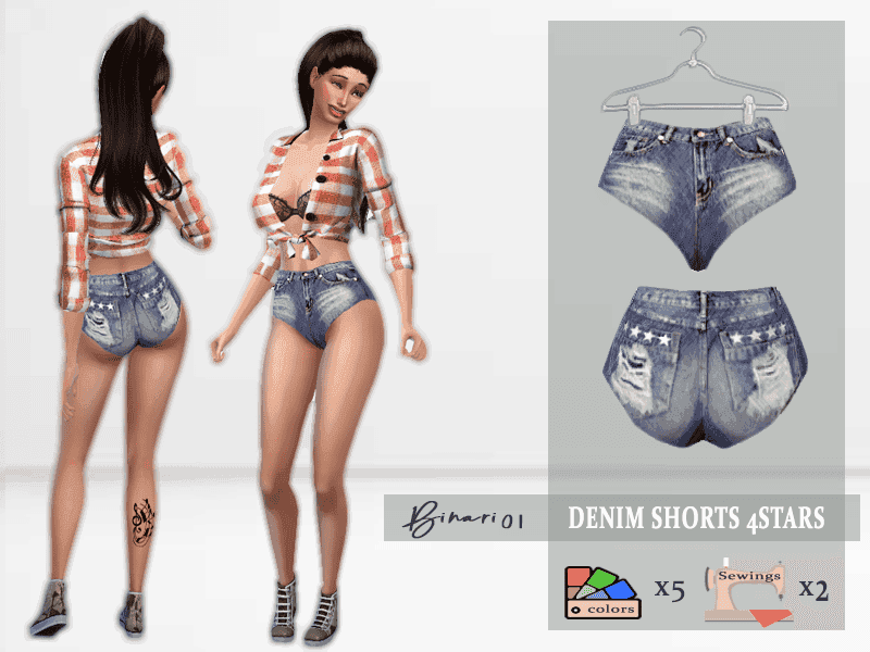 Denim Shorts 4Stars