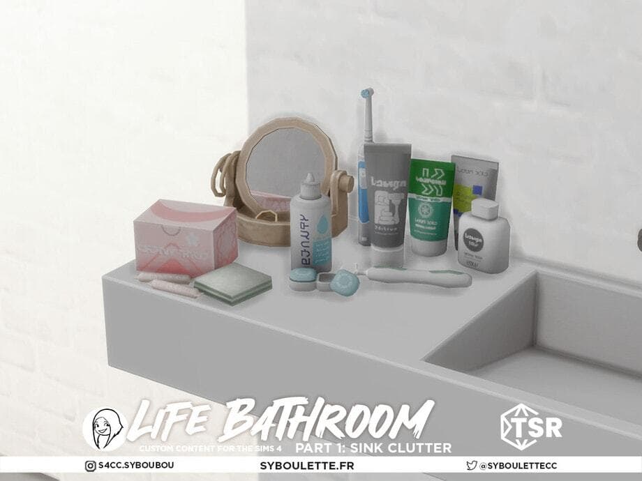 Life Bathroom Set Part 1: Sink Clutter