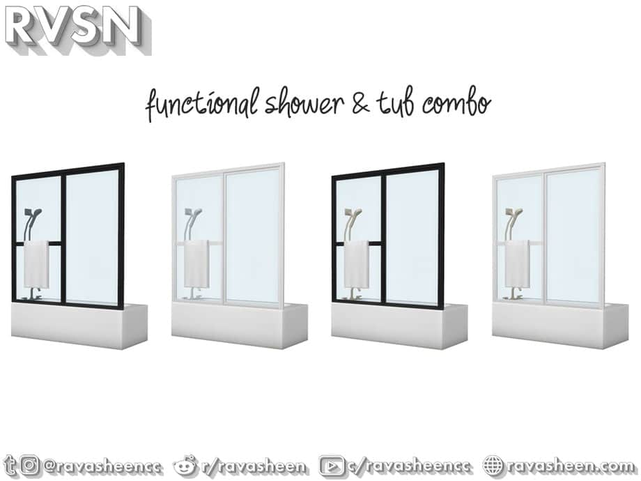 Bidet As It May Shower Tub Glass Combo