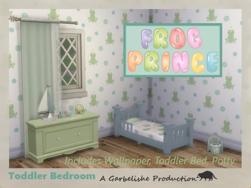 Frog Prince Toddler Bedroom