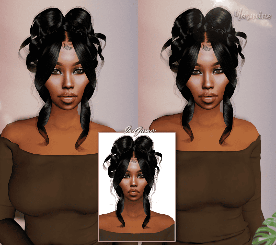 Yasmine Curly Pony