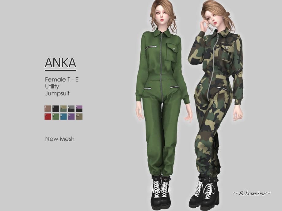 Anka Utility Jumpsuit
