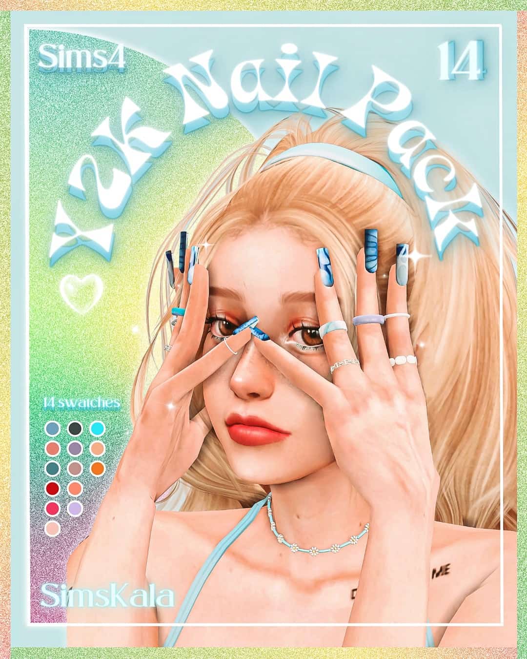 Simskala Y2K Nails Pack