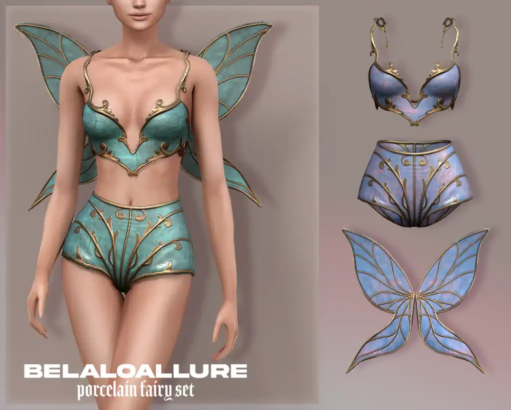 Porcelain Fairy Set