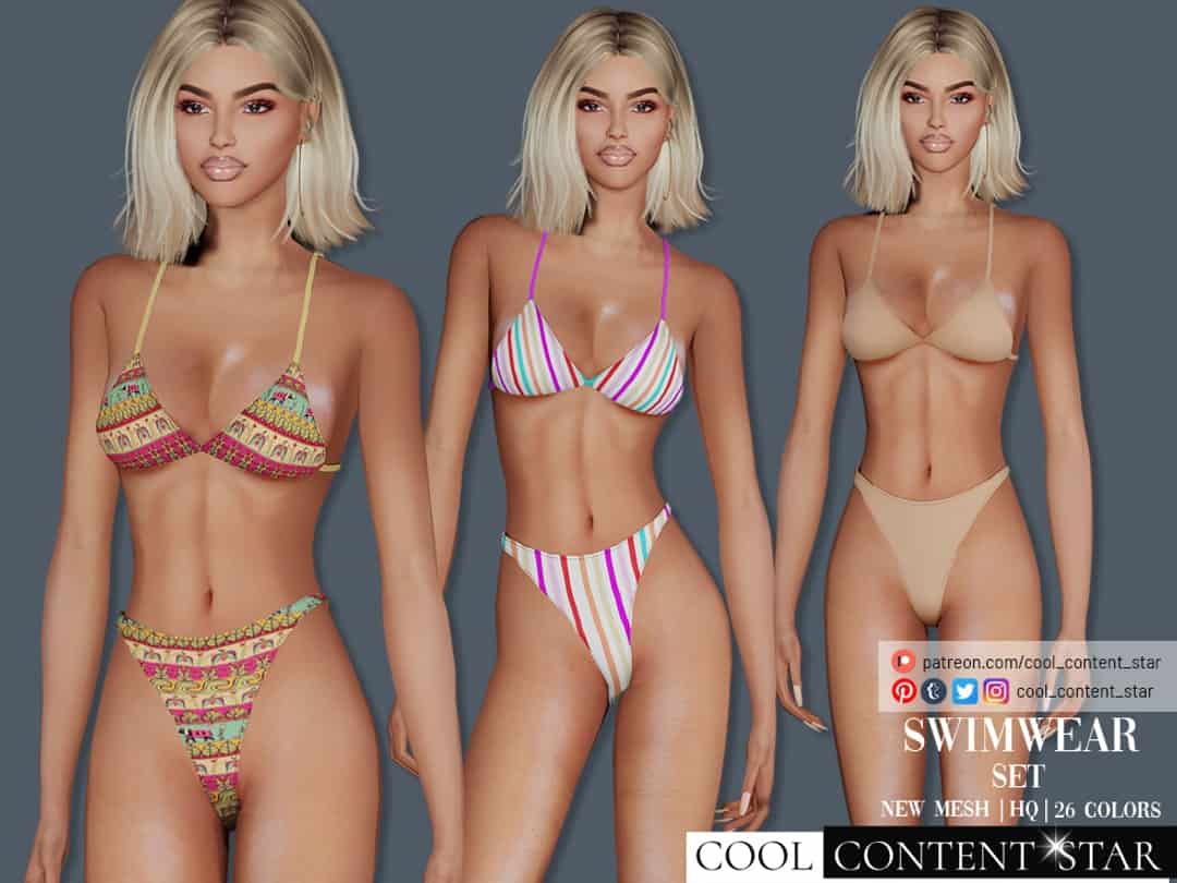 Sims 4 Swimwear Set