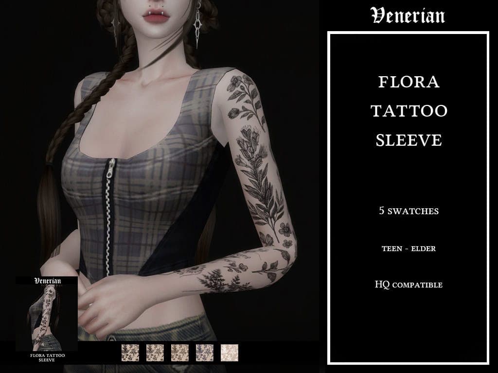 Flora Tattoo Sleeve