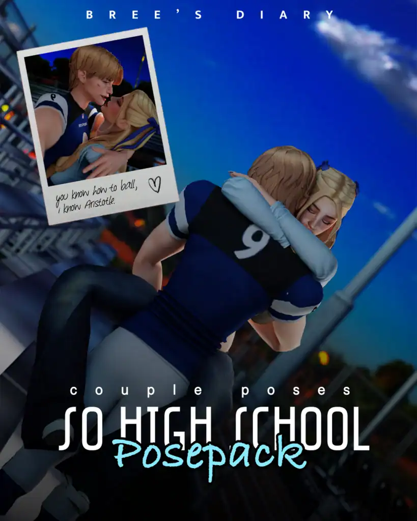 So High School Pose Pack