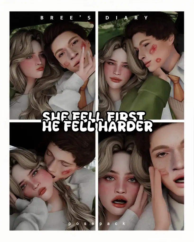 She Fell First, He Fell Harder – Pose Pack