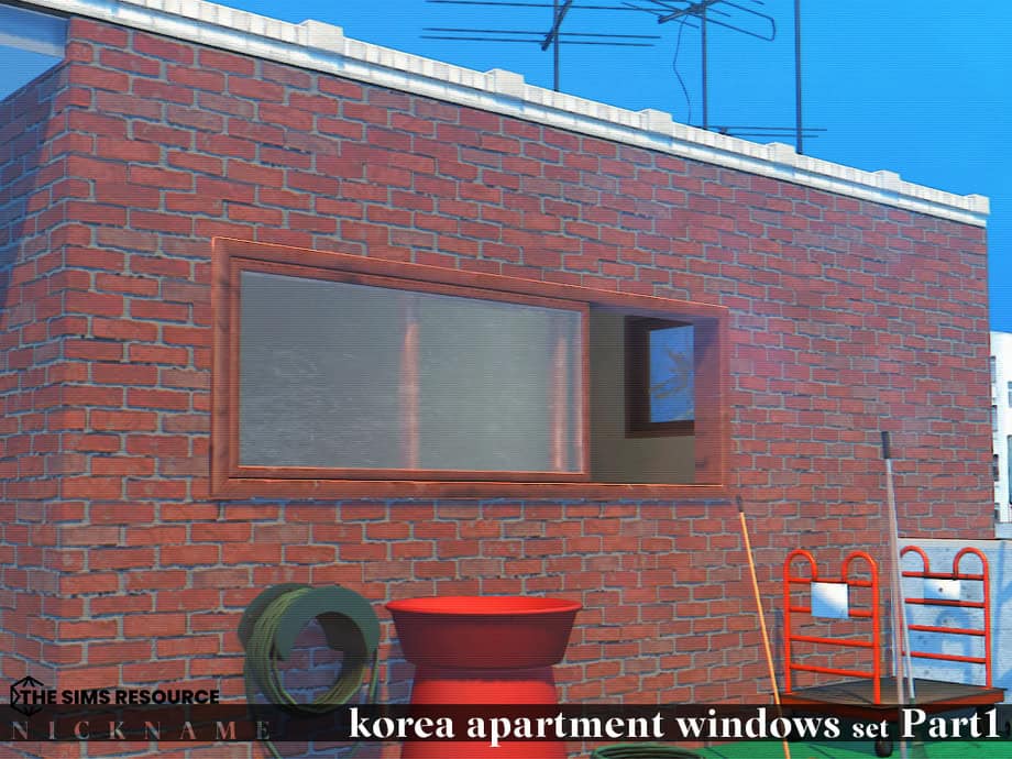 Korea Apartment Windows Set Part 1