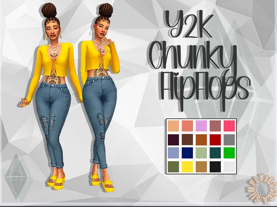 Y2K Chunky Flip-Flops