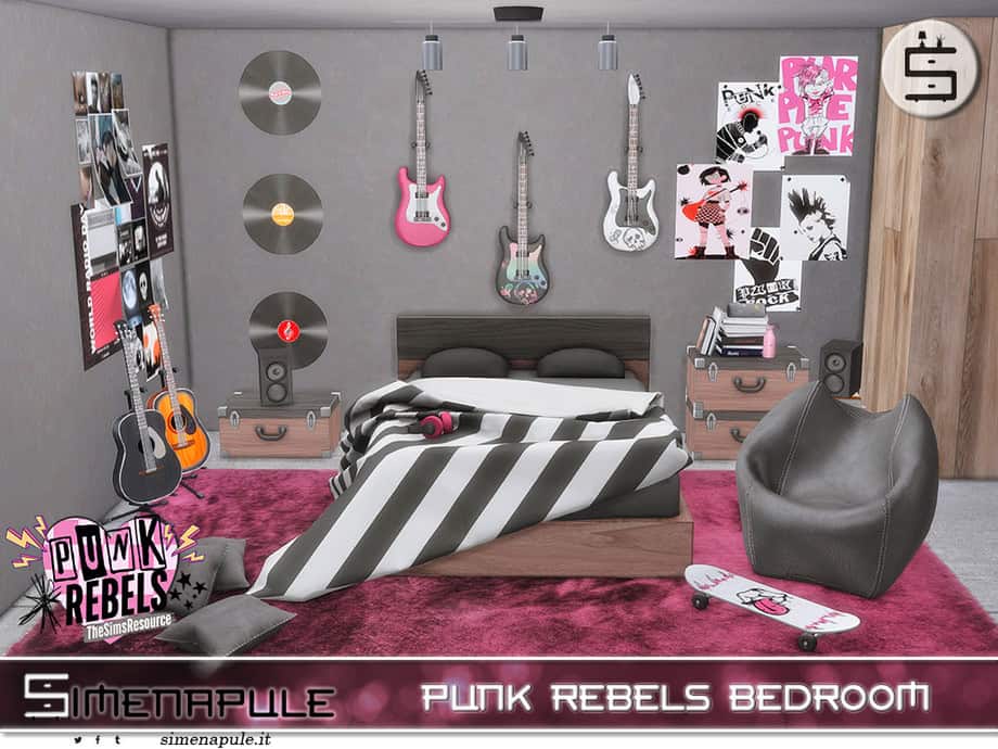 Punk Rebels Bedroom