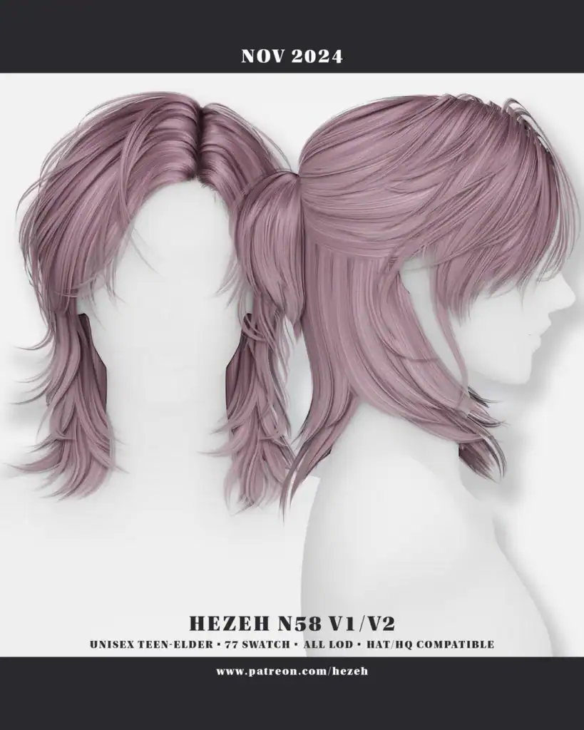 Hair No.58 V1&V2