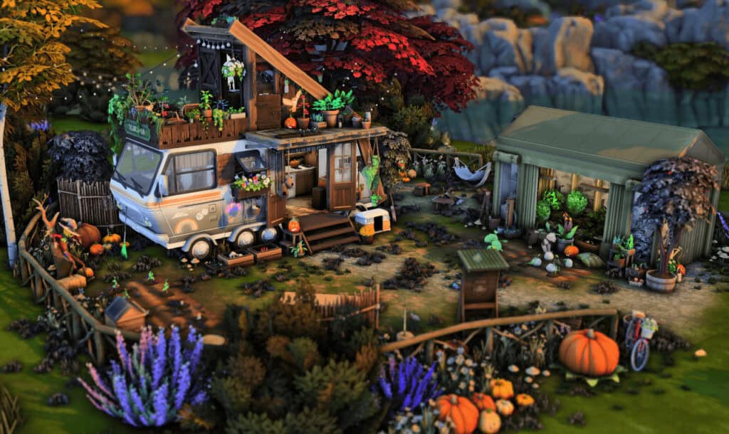 Cozy Autumn Camper Van
