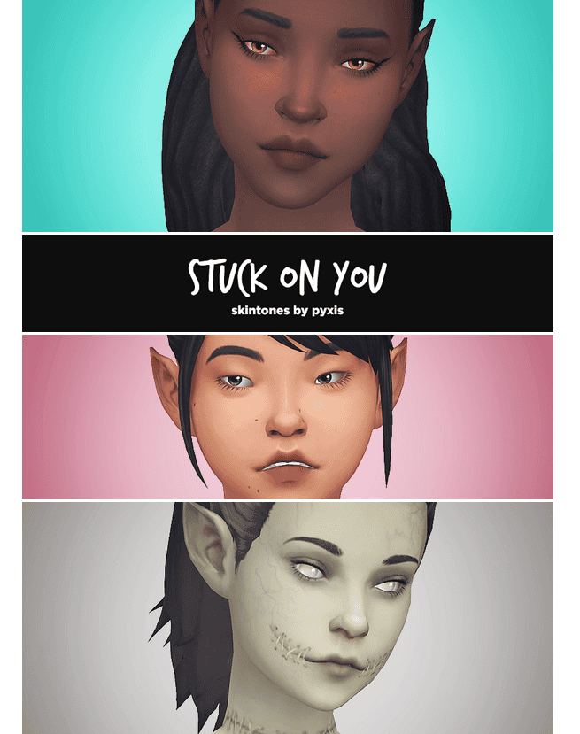 Stuck On You- Skintones