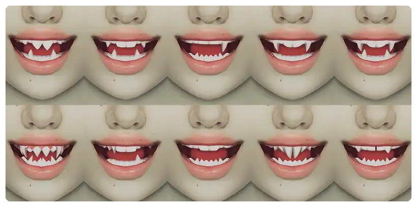 Supernatural Teeth Set