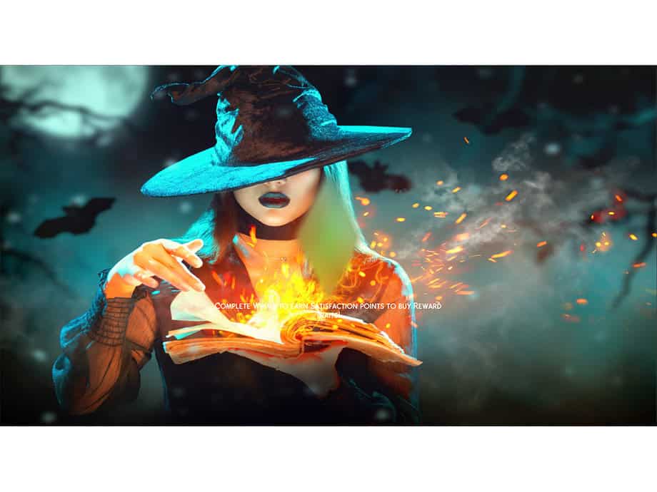 Witch Halloween Loading Screen