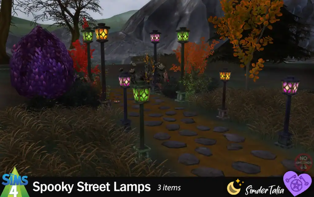 Spooky Street Lamps