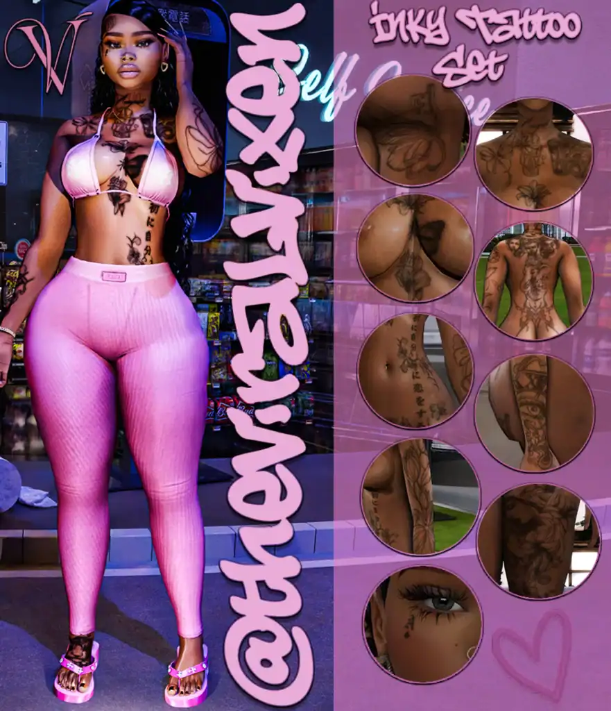 Inky Tattoo Set