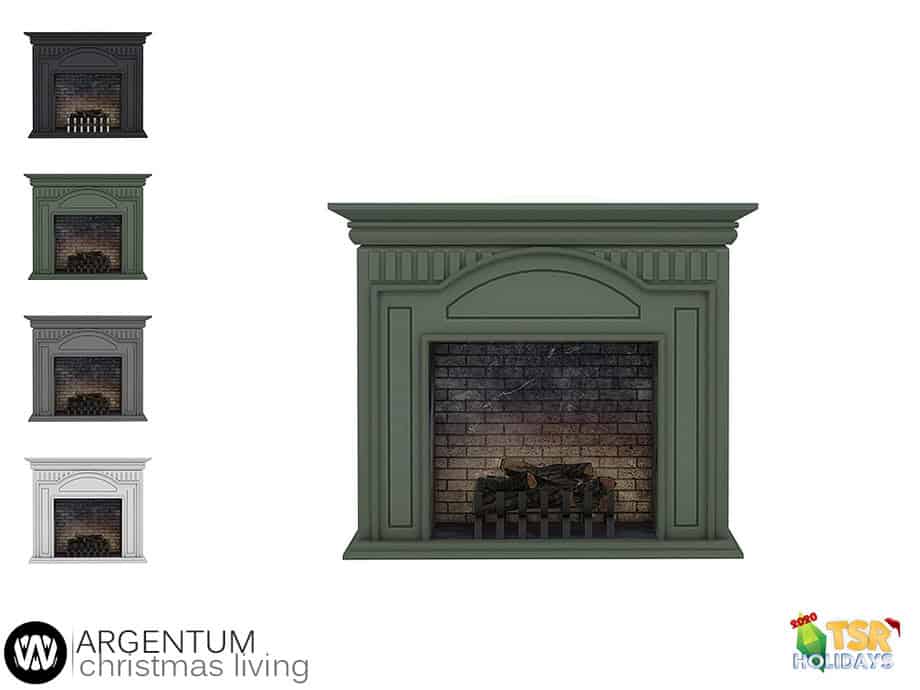 Holiday Wonderland: Argentum Fireplace