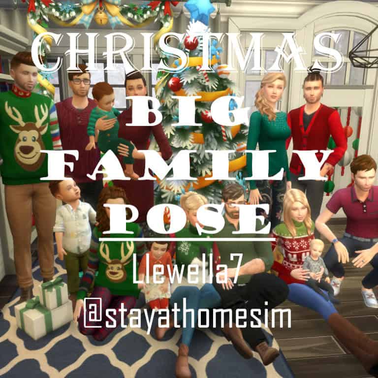 Christmas Big Family Pose Pack