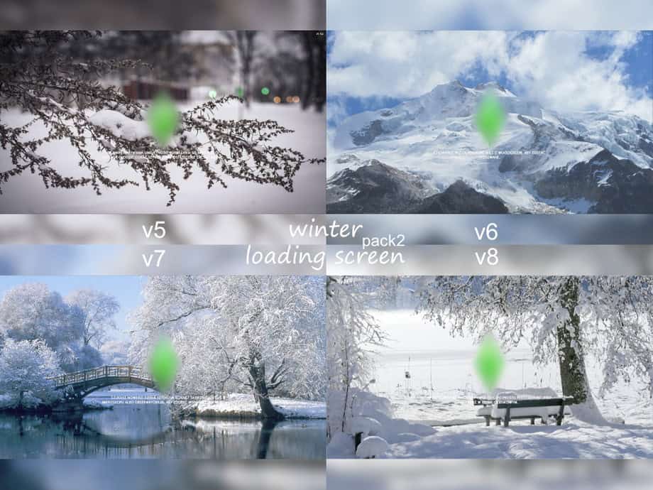 Winter Loading Screen Pack