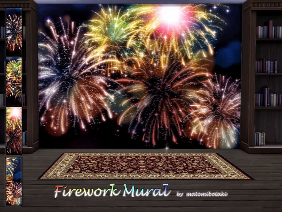Firework Mural