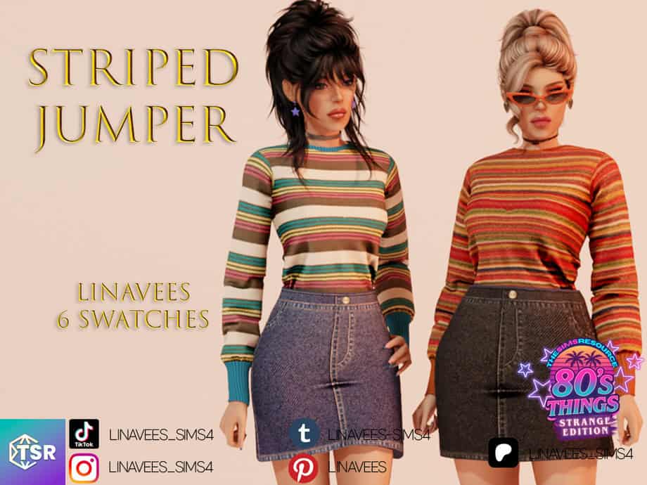 80’s Things: Striped Jumper