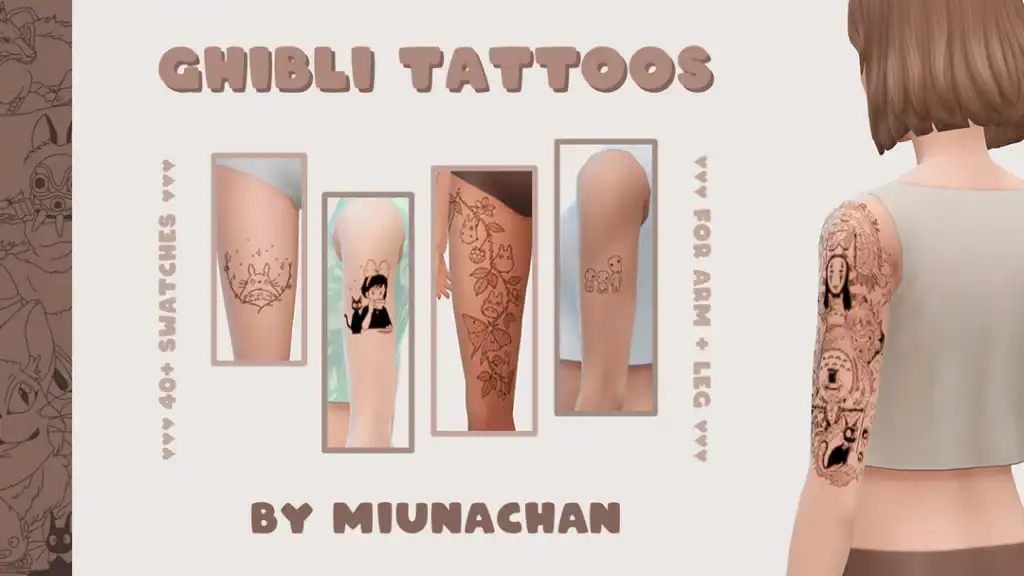 Ghibli Tattoos