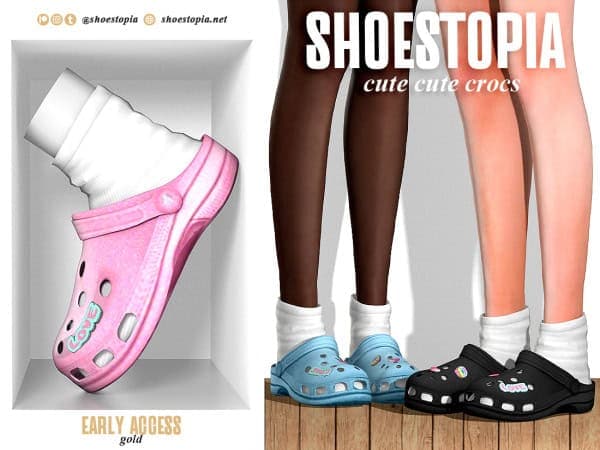 Shoestopia Cute Cute Crocs