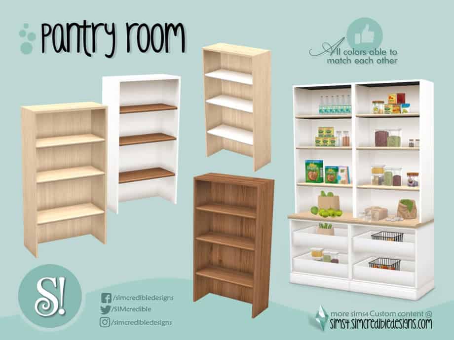 Naturalis Pantry Wall Shelves CC
