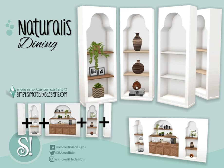 Naturalis Dining 1×1 Shelves CC