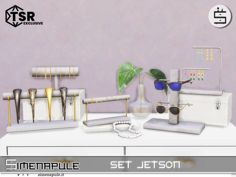 Set Jetson Jewelry & Accessory Storage CC